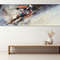 Large Skiing Canvas Art, Biathlon Wall Art, Skiing Painting Canvas Print, Skier Gift, Framed and Ready to Hang.jpg