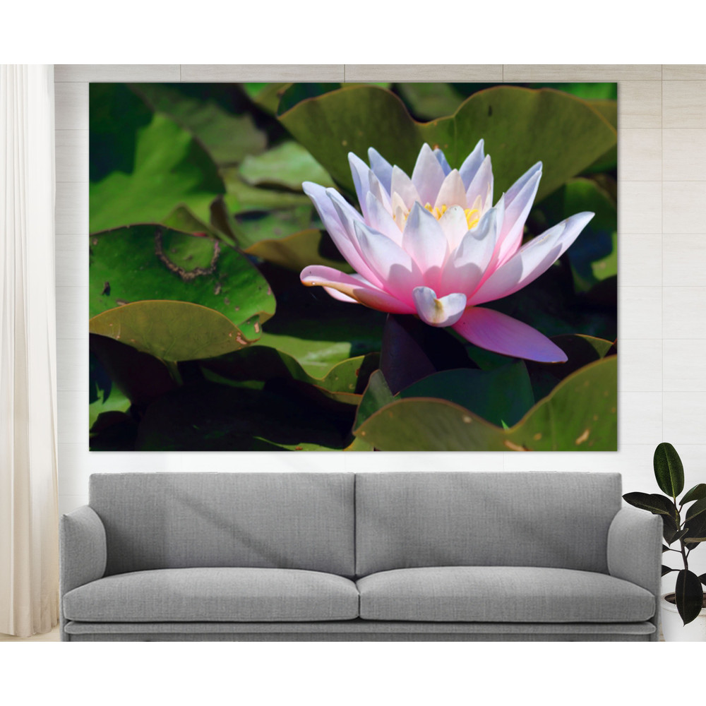 Lotus Flower Print Floral Canvas Art Gift For Wife Floral Decor Floral Wall Art Girlfriend Gift Lotus Print Home Decor Lotus Flower Poster.jpg