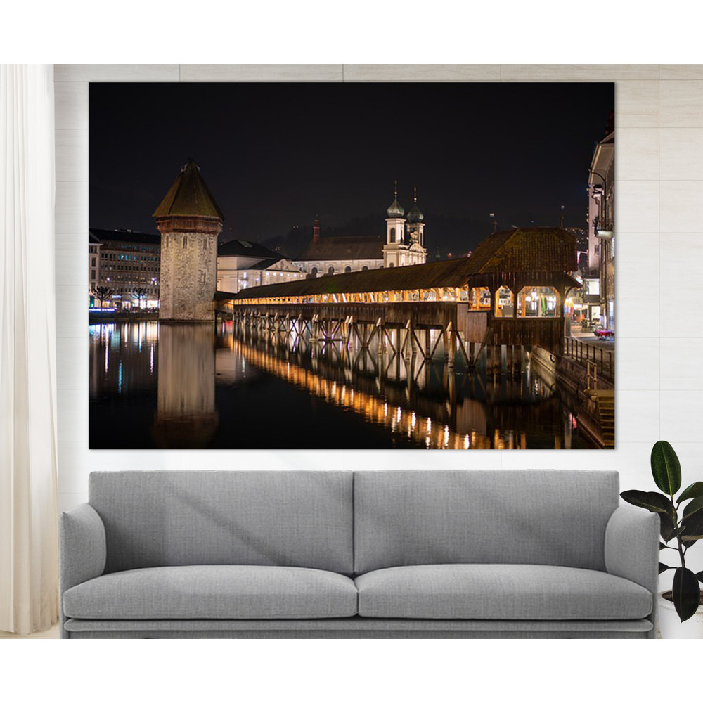 Lucerne Old Town, Switzerland Canvas Print, Winter Switzerland Photo, Swiss Wall Art Switzerland Print Switzerland Poster, Lucerne Photo.jpg