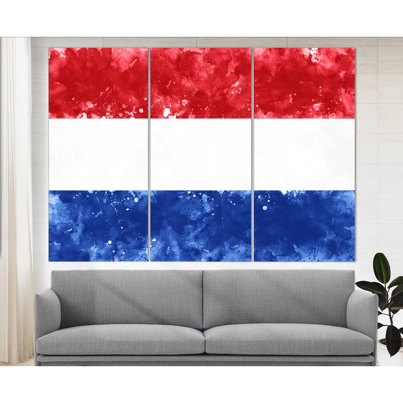 Netherlands Flag Canvas Print, Netherlands Wall Art, Flag of Netherlands Print.jpg