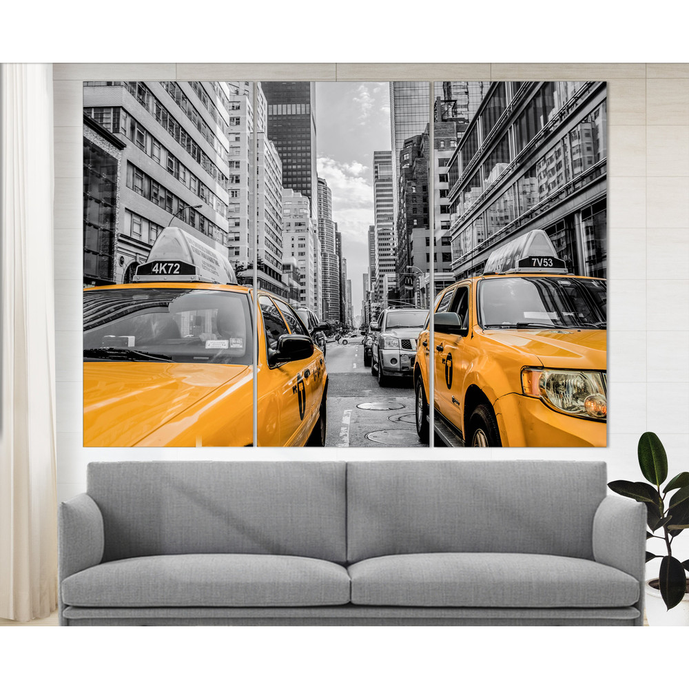 New York Canvas Print, New York Taxi Photo, New York Print, New York Wall Art.jpg