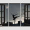 Night Ballerina Silhouette Canvas Print, Ballet Wall Art.jpg