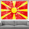 North Macedonia Flag Canvas Print, North Macedonia Wall Art, Flag of North Macedonia Print.jpg