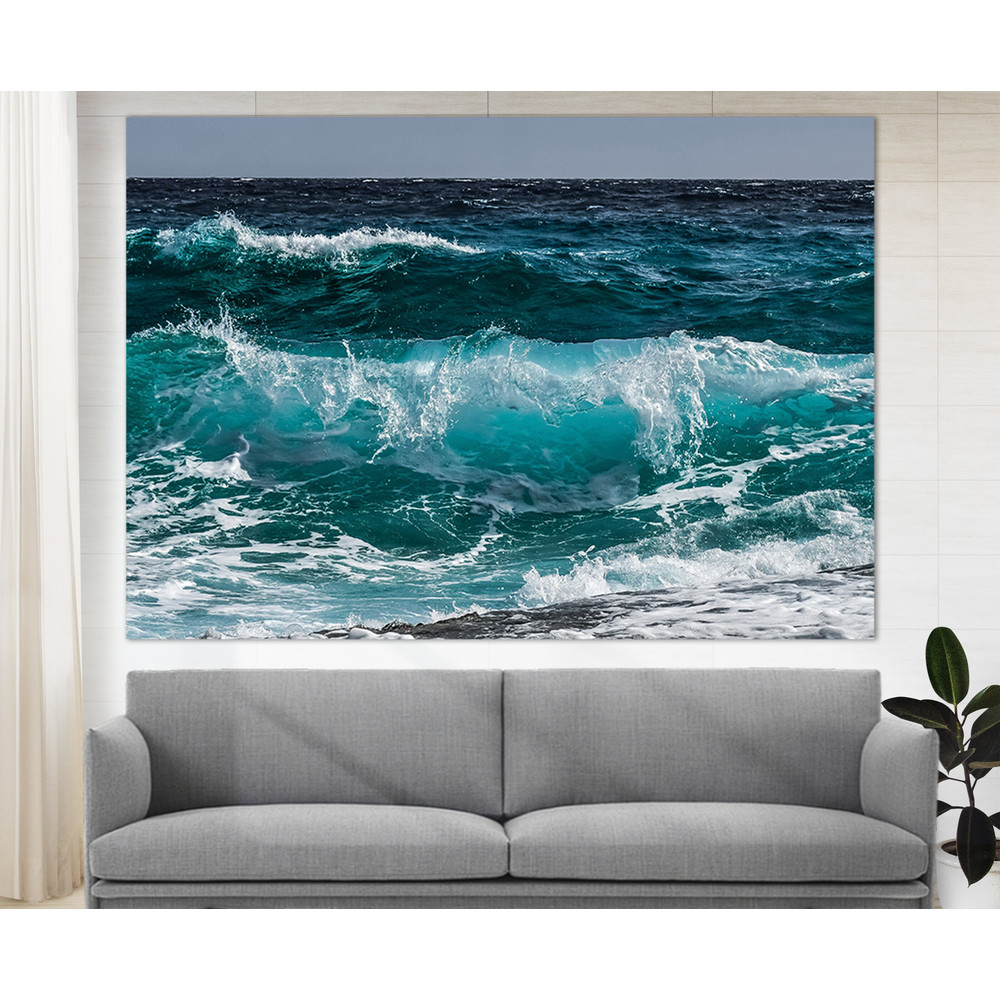 Ocean Canvas Art, Sea Waves Canvas Print, Ocean Waves Photo, Ocean Wall Art Ocean Wall Decor Sea Canvas Print Living Room Decor.jpg