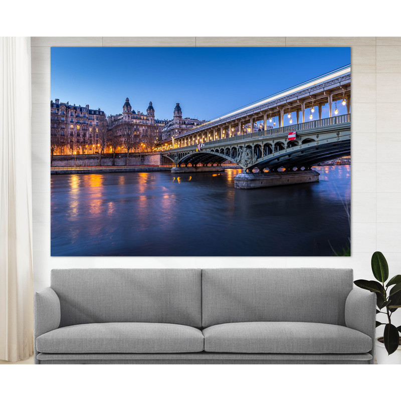 Paris Bridge Canvas Print, Paris Photo.jpg