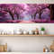 Pink Blossom Trees Canvas Print, Abstract Spring Wall Art, Pink Trees Painting, Nature Canvas Art, Framed and Ready to Hang.jpg