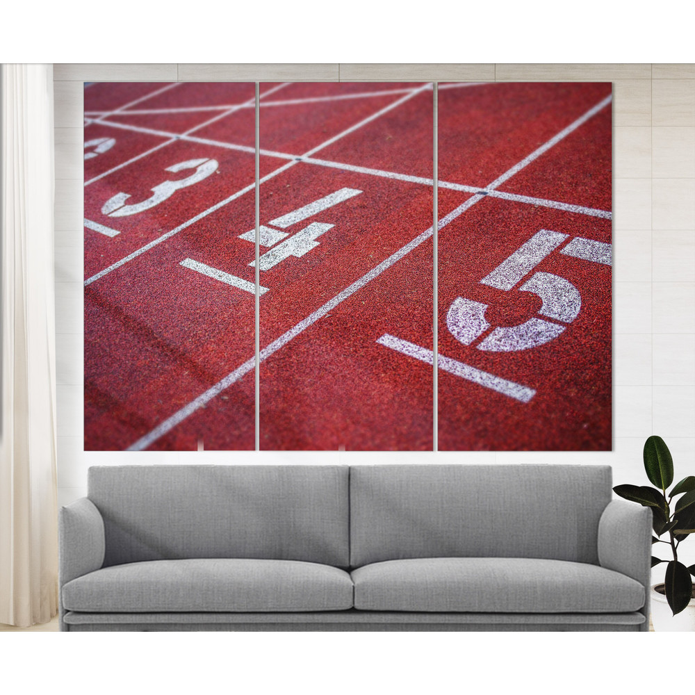 Running Canvas Art, Runner Gift, Running Wall Art, Running Wall Decor, Running Motivation Poster Coach Gift, Running Track Canvas Print.jpg