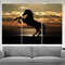 Stallion Horse Silhouette Photography, Horse Canvas Art, Horse Print, Scenic Horse Photo Horse Poster Horse Lover Gift, Horse Art.jpg