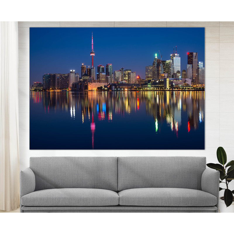 Toronto Canvas Art, Toronto Skyline, Canada Wall Art, Canadian Wall Decor Montreal Photo Toronto Poster, Toronto Print.jpg
