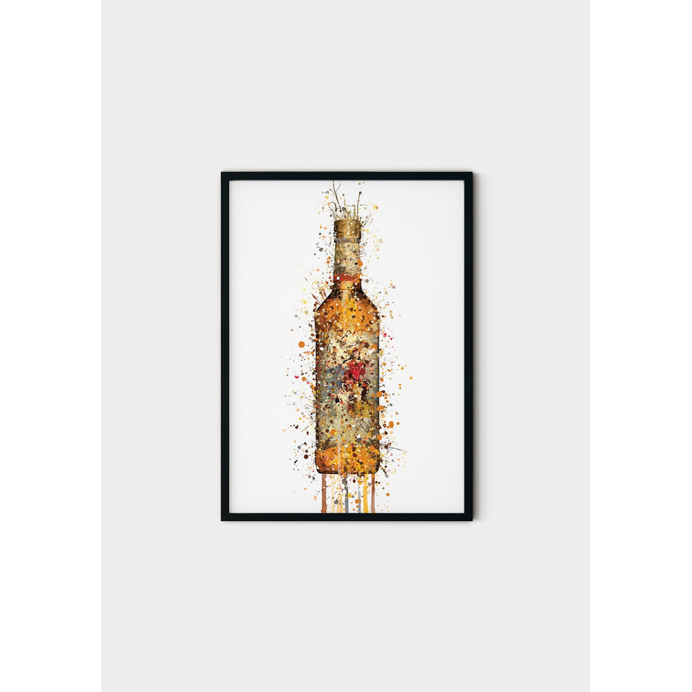 101 Captain Morgans Rum Bottle Canvas - Bar Painting - Captain Morgans Wall Art Print - Captain Morgans Rum Painting.jpg