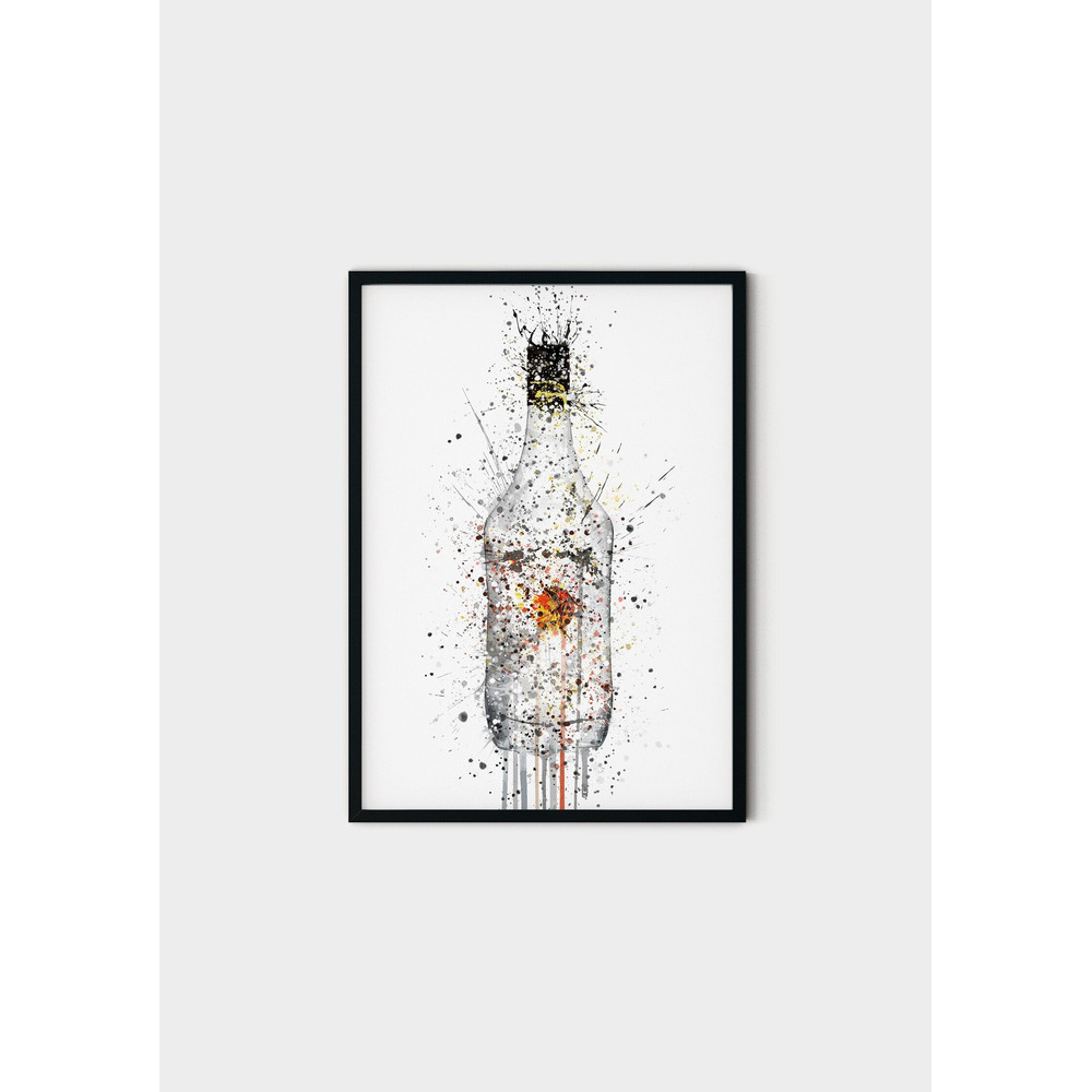 102 Malibu Rum Caribbean Bottle Canvas - Bar Painting - Malibu Rum Caribbean Wall Art Print - Malibu Rum Painting.jpg