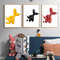136 Balloon dog canvas - pop art painting - toilet painting - wc canvas - balloon dog painting - balloon dog wall art - wc wall art.jpg