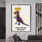 156 Jean Michel Basquiat Wall Art Print , Basquiat Abstract Exhibition Art Poster , Famous Art Decor , Basquiat dinosaur , Modern Pop Art.jpg