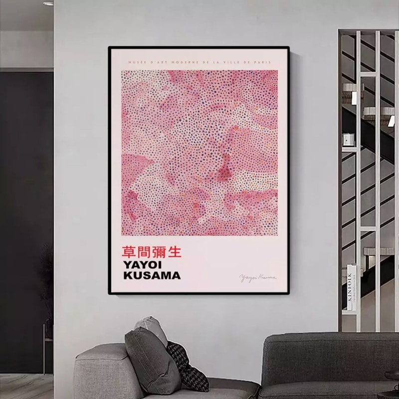 165 Painting Yayoi Kusama , Yayoi Kusama wall art , wall print Kusama , Yayoi Kusama poster , famous artist print , famous art.jpg