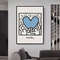 171 Keith Haring Love Heart Print , Famous Art Poster, Art Exhibition Print, Famous Artist Print, Art Gallery Painting.jpg