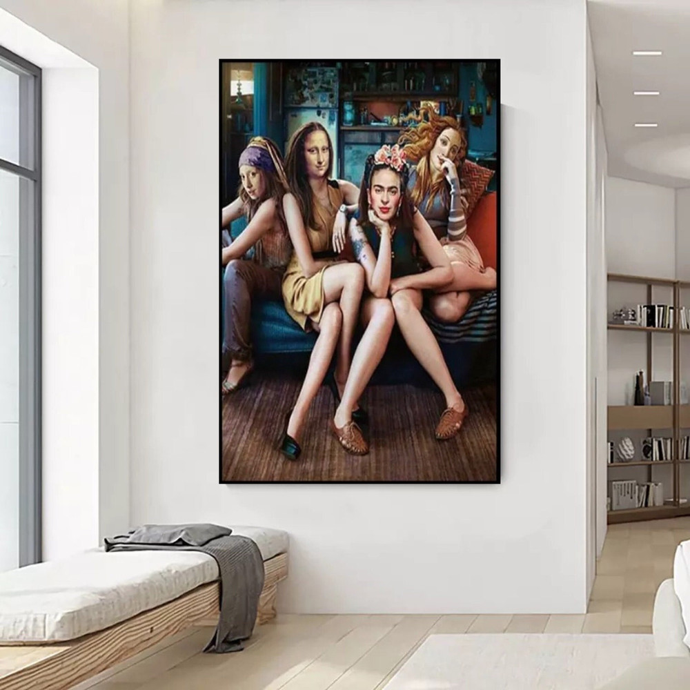 47 Mona Lisa canvas - Da Vinci Print - Da Vinci canvas - Mona Lisa canvas - Frida Kahlo wall art - Mona Lisa wall art - Da vinci artwork.jpg