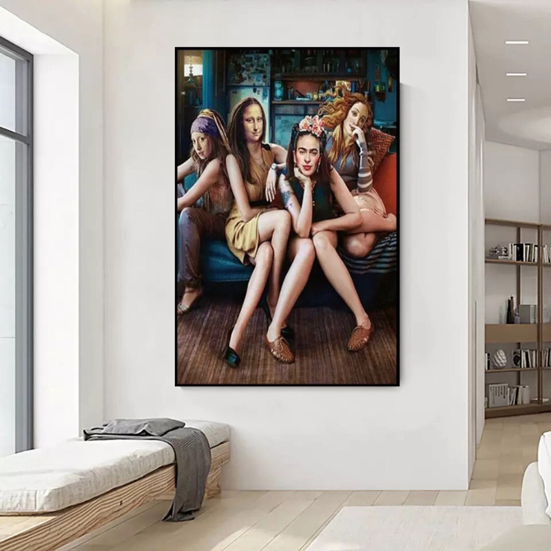 47 Mona Lisa canvas - Da Vinci Print - Da Vinci canvas - Mona Lisa canvas - Frida Kahlo wall art - Mona Lisa wall art - Da vinci artwork.jpg