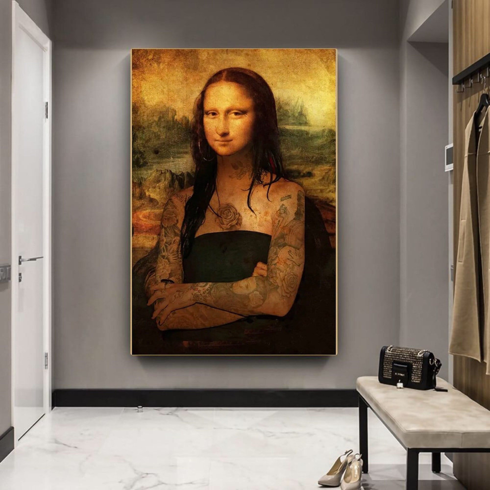 50 Mona Lisa canvas - Mona Lisa reproduction - reproduction of the Mona Lisa Da Vinci Print Da Vinci canvas - Mona Lisa canvas - Da Vinci wall art.jpg