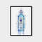 89 Bombay Sapphire bottle canvas - bar painting - Bombay Sapphire wall art print - Bombay Sapphire painting - bottle painting.jpg