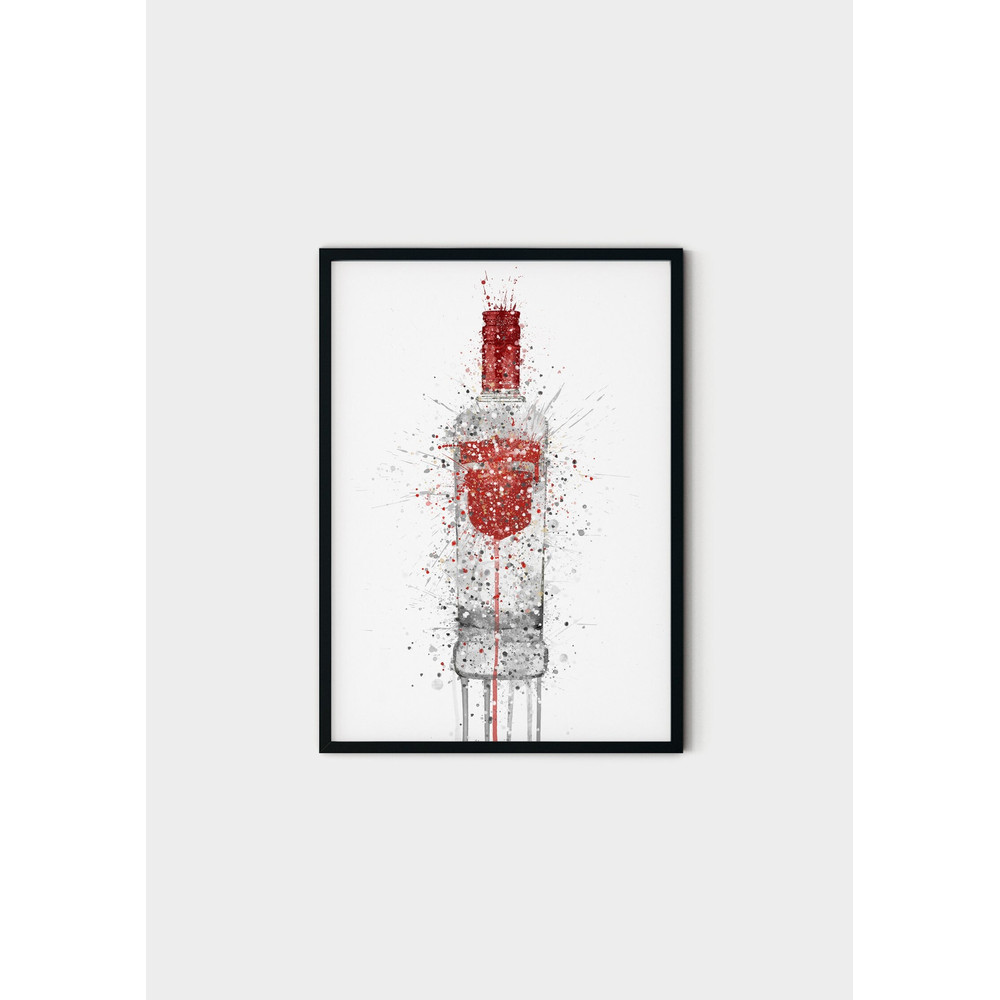 95 Bottle canvas of Smirnoff Vodka - Wall art print Smirnoff Vodka - painting Smirnoff Vodka - mural painting - painting for bar.jpg