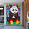 Banksy Panda Pop Art Canvas Print, Kung Fu Panda Pop Art Graffiti Wall Art, Pop Art Graffiti Home Decor, Pop Art Room Decor.jpg