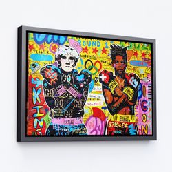 banksy style andy warhol and basquat graffiti pop art, street graffiti wall art, banksy poster.jpg