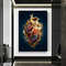 Canvas Love heart , Heart painting , Heart painting , Heart Wall Art , Spiritual painting , Love painting , Posters of heart.jpg