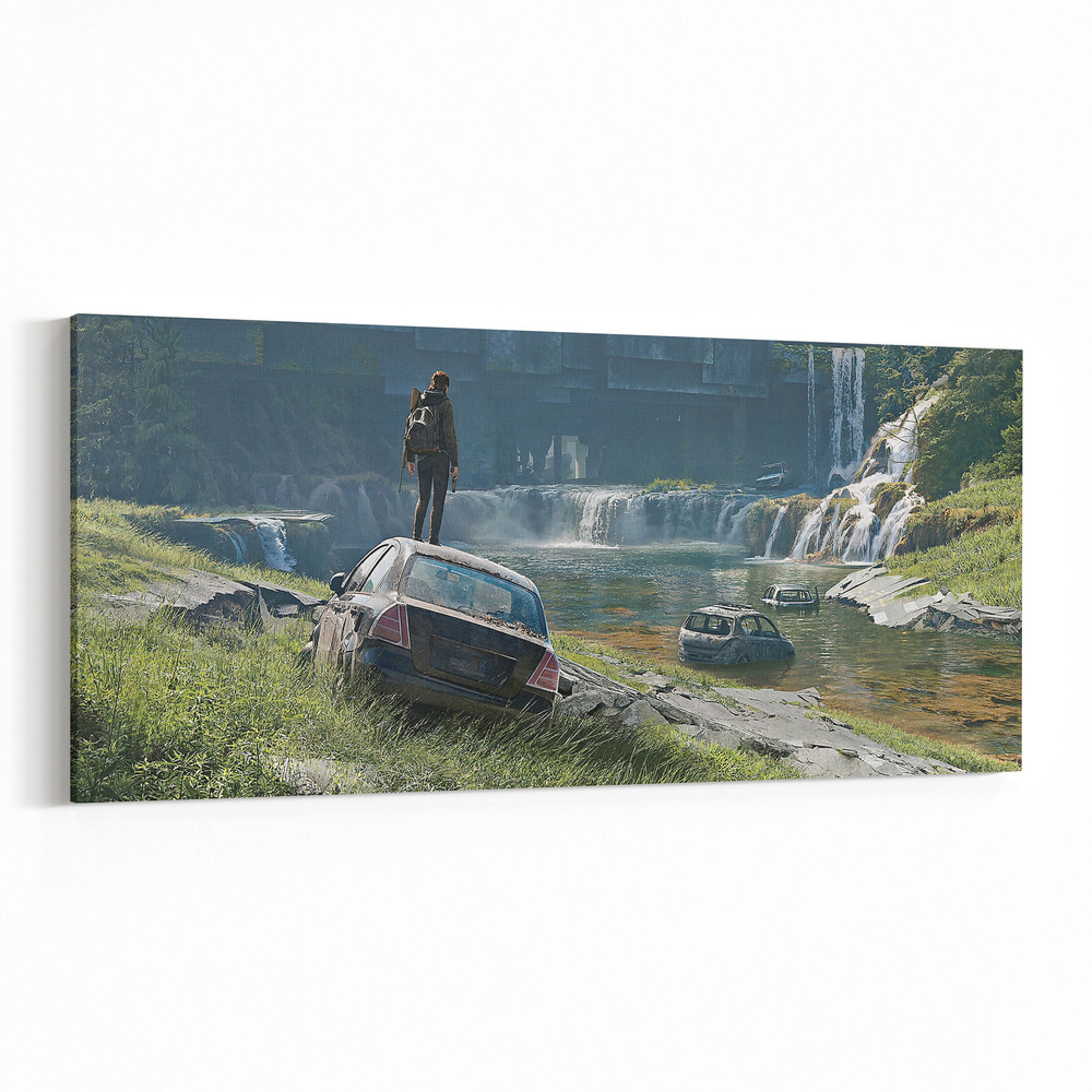 Last of Us Part 2 Lost City, Ellie, Joel, Canvas Poster, LOU2, Wall Art, High Quality Canvas Print, Game Poster Gift.jpg