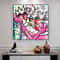 Pink Panther Pop Art canvas - pop culture painting - graffiti painting - street art canvas - pink panther wall art - pop art wall art.jpg