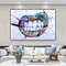 Pop Art canvas Mouth lip - graffiti painting, Pop culture painting - pop art canvas - Pop art decoration - Lips pop art, Lip painting.jpg
