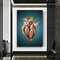 Pure Heart canvas , Heart painting , Heart painting , Heart Wall Art , Spiritual painting , Love painting , Posters of heart.jpg