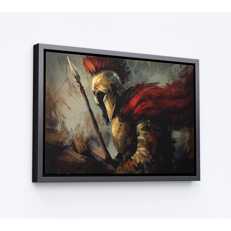 Spartan Hero Canvas, Warrior Wall Art, Spartan Movie Home Decor, Modern Canvas, Ready To Hang.jpg