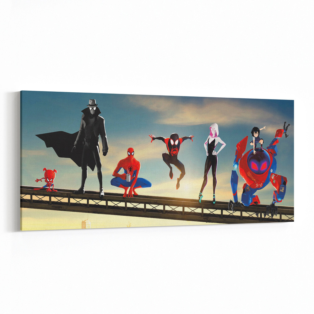 Spider-Man Across The Spider-Verse Canvas Poster, Wall Art, High Quality Canvas, Spider Verse Poster, New Spider-Man Movie Poster-1.jpg