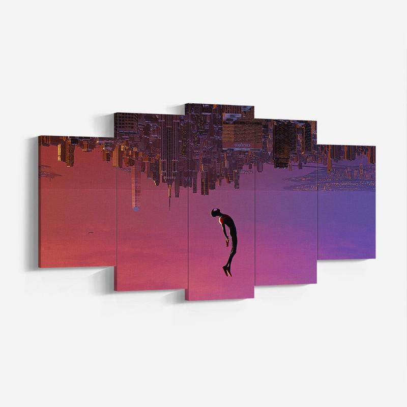 Spiderman, Miles Morales, Spider-Man Into the Spider-Verse Canvas Poster, Spider-Man Wall Art, High Quality Canvas Print, Movie Poster Gift-1.jpg