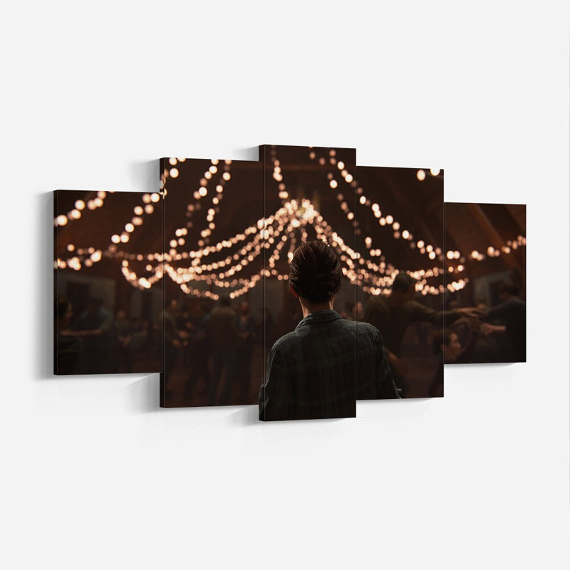 The Last Of Us Part 2 Festival Ellie and Dina Dancing Scene Canvas Poster, LOU, Wall Art, High Quality Canvas Print, Game Poster Gift.jpg