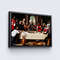 The Last Supper Rappers, Eminem, Jay-Z, 2-Pac, Ludacris, Ice Cube, BIG, Snoop Dogg, Framed Canvas Wall Art, Last Supper Decor, XXL Wall Art.jpg