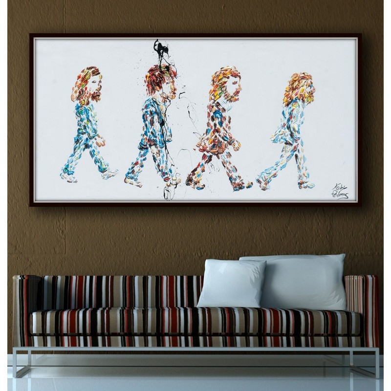 55 Original oil painting on canvas, Extremely unique, modern style handmade by Koby Feldmos.jpg