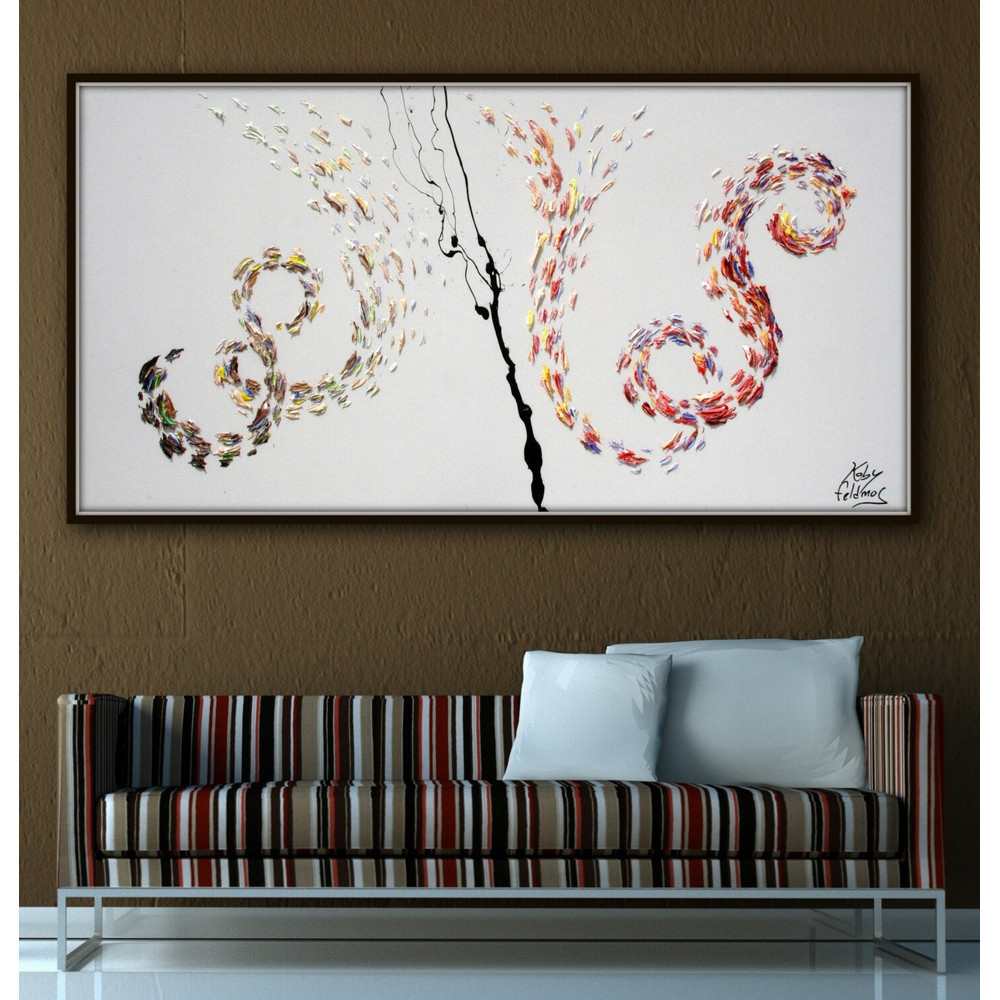 Abstract 67 Minimalism art, impasto style, art nuevo style, Luxury Art, home decor, wall decor, By Koby Feldmos.jpg