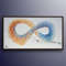 Abstract Painting 67 Infinity Symbol Original Abstract Oil Painting, Oil Painting, Cold Warm Tone, Modern Style, By Koby Feldmos.jpg