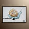 Animal Painting 30 Snail painting, original oil painting on canvas, Full of texture, gift idea , ready to hang, By Koby Feldmos.jpg