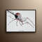 Black Widow Spider 30 original handmade, fine art on canvas, thick layers, luxury look oil painting by Koby Feldmos.jpg