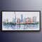 Cityscape painting 67 Skyline of Austin, Texas AMAZING beautiful rich of texture , original painting by Koby Feldmos.jpg