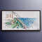 City skyline over the sea 55 Painting Skyline cityscape original oil painting on canvas, thick layers, Luxury looks, By Koby Feldmos.jpg