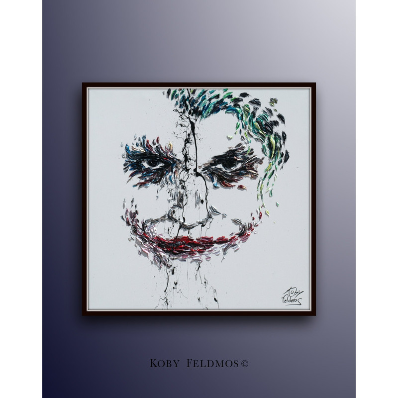 Contemporary 55 modern art modern art, beautiful living colors, Extremely unique and impressive style, Painter famous Koby Feldmos.jpg