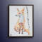 Fox Painting 40 animal painting on canvas, original handmade, new painting, beautiful colors, Modern style, Koby Feldmos.jpg