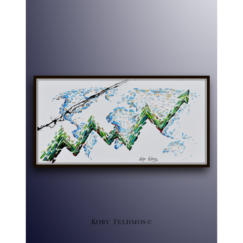 Graph 67 for financial advisor finance, stock chart, stock exchange, bull market, finance business, office art, by Koby Feldmos.jpg