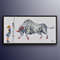Office painting 67, oil painting on canvas,  Stock exchange market, business art, art for office, Koby Feldmos.jpg