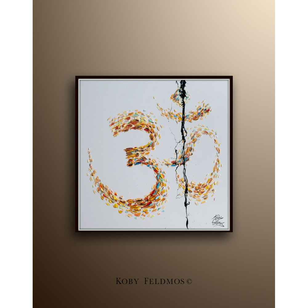 original oil painting 25 on canvas, Handmade, can be custom colors, beautiful texture by Koby Feldmos.jpg