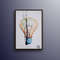 Painting 40 original oil painting canvas, Light bulb, innovative art, modern looks, cool fresh art, lots of texture, By Koby Feldmos.jpg