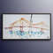Painting 55 Beautiful Bridge Painting Abstract Painting Modern Art Original Handmade on Canvas, Certification Attached, by Koby Feldmos.jpg